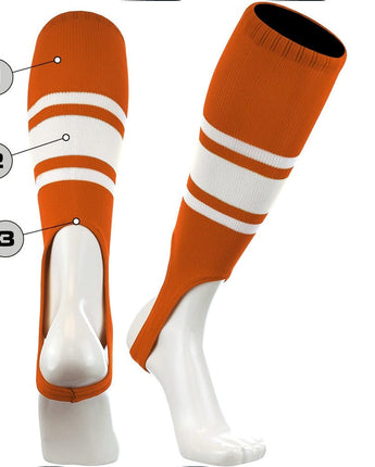 TCK athletic>customizable socks>mens>baseball Base/Stripes / Large TCK Custom Baseball Stirrups Pattern C