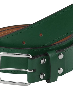 TCK belt Dark Green / 30" Premium Leather Baseball Belts Softball Belts