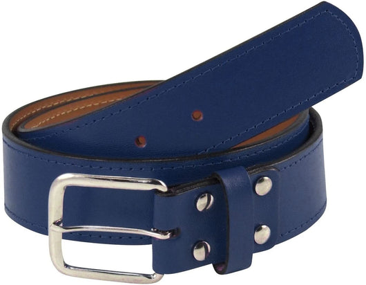 TCK belt Navy Blue / 30" Premium Leather Baseball Belts Softball Belts