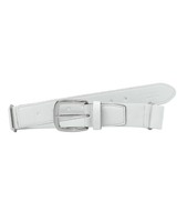 TCK belt White / Adult Baseball Belt & Softball Belt – Pro-Fit Stretch with Durable Buckle