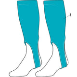 TCK customizable socks Base/Cut Length / Small Custom Baseball Stirrups Pattern A