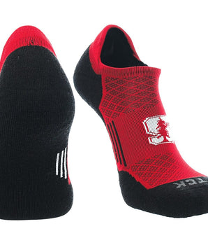 TCK customizable socks Bottom/Top / Small Custom No Show Running & Golf Socks Mens & Womens - Tour - Performance Athletic Ankle Tab Socks, Soft Cushioned