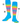 TCK customizable socks Custom Baseball and Softball Socks - Dugout Striped Bold Pattern