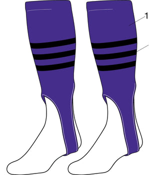 TCK customizable socks Custom Baseball Stirrups Pattern B