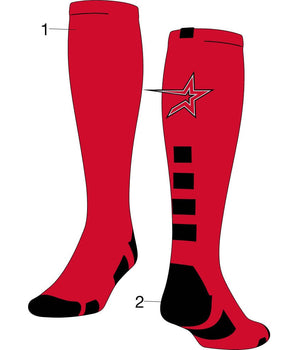 TCK customizable socks Custom Baseline Over the Calf Socks
