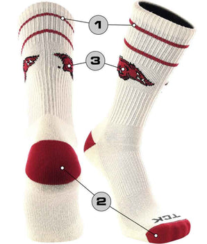 TCK customizable socks Custom Crew Socks Vintage Thin Stripes