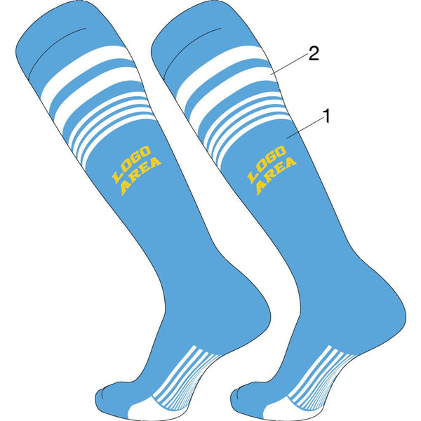 TCK customizable socks Custom Diamond Builder Baseball Socks Pattern 1