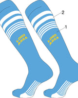 TCK customizable socks Custom Diamond Builder Baseball Socks Pattern 1