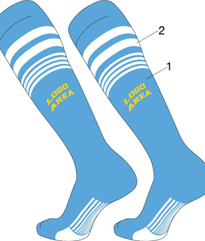 TCK customizable socks Custom Diamond Builder Baseball Socks Pattern 1