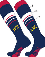 TCK customizable socks Custom Diamond Builder Baseball Socks Pattern 3