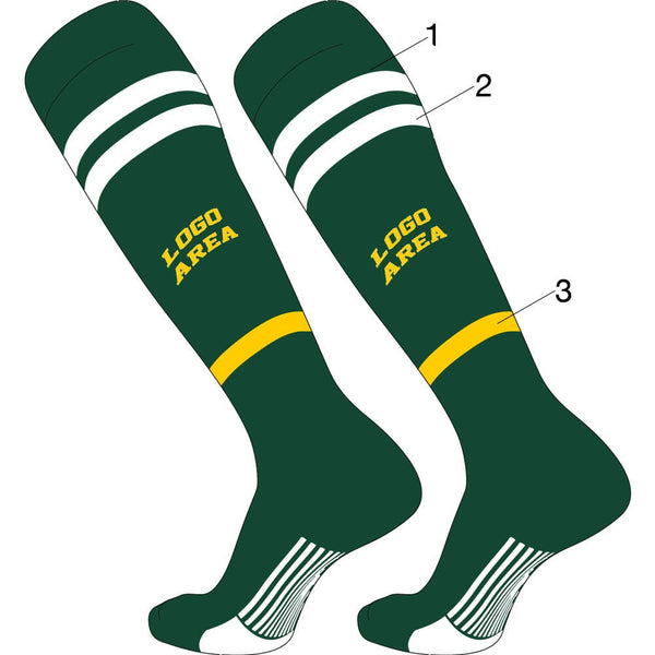 TCK customizable socks Custom Diamond Builder Baseball Socks Pattern 4