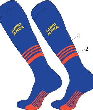 TCK customizable socks Custom Diamond Builder Baseball Socks Pattern 5