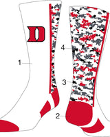 TCK customizable socks Custom Digital Camo Crew Socks