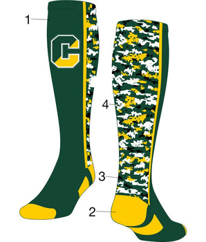 TCK customizable socks Custom Digital Camo Over the Calf Socks