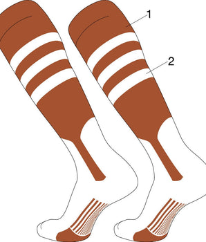 TCK customizable socks Custom Dugout Baseball Stirrup Socks Pattern B