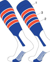 TCK customizable socks Custom Dugout Baseball Stirrup Socks Pattern D