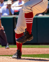 TCK customizable socks Custom Dugout Striped Baseball Socks Pattern D