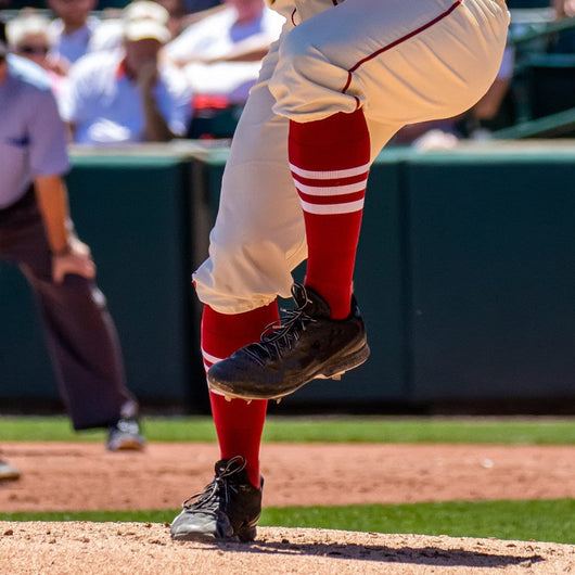 TCK customizable socks Custom Dugout Striped Baseball Socks Pattern I