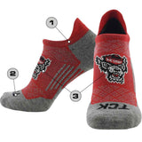 TCK customizable socks Custom No Show Running & Golf Socks Mens & Womens - Tour - Performance Athletic Ankle Tab Socks, Soft Cushioned