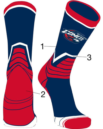 TCK customizable socks Custom Victory Crew Socks