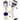 TCK customizable socks Custom Vintage Crew Socks Triple Stripe