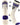 TCK customizable socks Front/Accents / Large Custom Vintage Crew Socks Triple Stripe