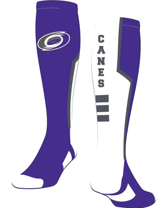 TCK customizable socks Front/Rear/Accent/Text / Large Custom Perimeter Over the Calf Socks