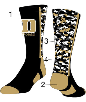 TCK customizable socks Fully Custom Athletic Socks