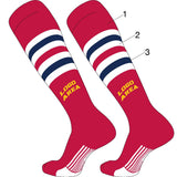 TCK customizable socks Main/Accent 1/Accent 2 / Large Custom Diamond Builder Baseball Socks Pattern 6