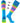 TCK customizable socks Main/Accent 1 / Large Custom Baseball and Softball Socks - Dugout Striped Bold Pattern