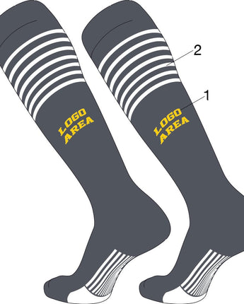TCK customizable socks Main/Accent 1 / Large Custom Diamond Builder Baseball Socks Pattern 2