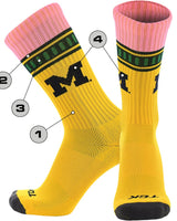 Custom Logo Pencil Crew Socks