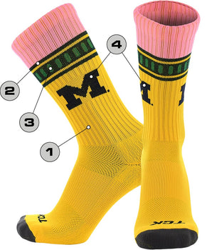 Custom Logo Pencil Crew Socks