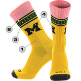 Custom Logo Pencil Crew Socks