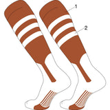 TCK customizable socks Stirrup/Stripes/Sock / Large Custom Dugout Baseball Stirrup Socks Pattern B