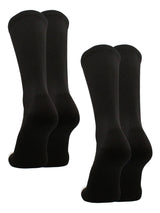 TCK socks 2 Pairs-Black / Small Athletic Prosport Performance Crew Socks For All Sports