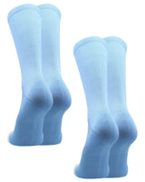 TCK socks 2 Pairs-Columbia Blue / Small Athletic Prosport Performance Crew Socks For All Sports