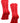 TCK socks 2 Pairs-Scarlet / Small Athletic Prosport Performance Crew Socks For All Sports