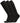 TCK socks 3 Pairs Black / Medium Work & Athletic Over The Calf Socks 6-pack