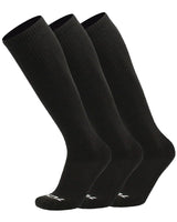 TCK socks 3 Pairs Black / Medium Work & Athletic Over The Calf Socks 6-pack