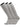 TCK socks 3 Pairs Grey / Medium Work & Athletic Over The Calf Socks 6-pack