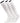 TCK socks 3 Pairs White / Medium Work & Athletic Over The Calf Socks 6-pack