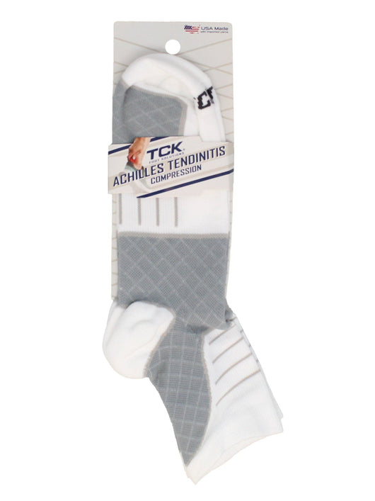 TCK socks Achilles Tendonitis Compression Socks For Women and Men, Low Crew 20-30mmHg Compression