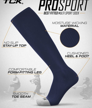 TCK socks Adult Size Prosport Performance Tube Socks