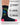 TCK socks After-Glow Graffiti Neon Baseball Crew Socks