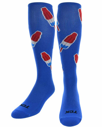 TCK socks Air Force Blue / Large Freedom Pop All-Over Tube Socks