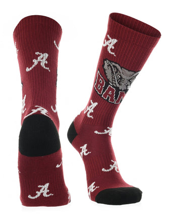 Alabama Crimson Tide Mayhem Crew Socks (Imported)