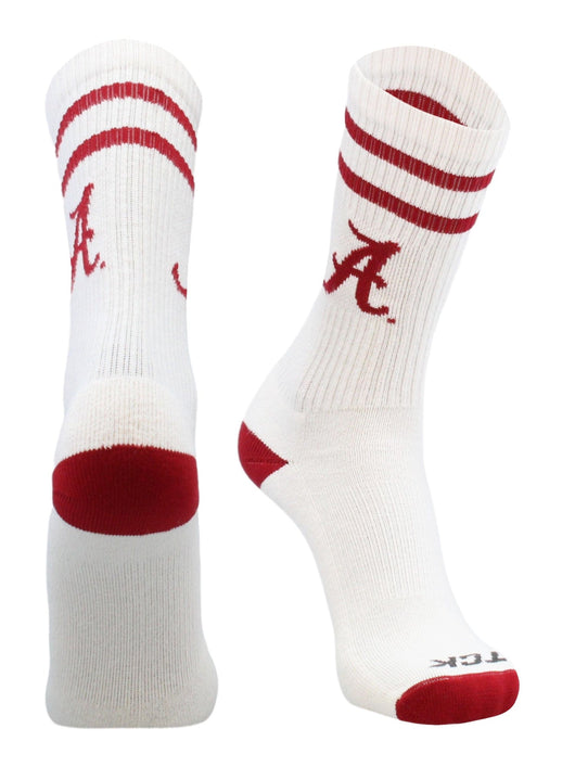 TCK socks Alabama Crimson Tidae / Large Vintage Alabama Crimson Tide Socks NCAA Socks For Men and Womens Soft Cotton Sock