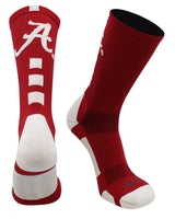 TCK socks Alabama Crimson Tide Baseline Crew USA Made