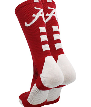 TCK socks Alabama Crimson Tide Baseline Crew USA Made